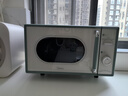 美的（Midea）小滋味微波炉家用小型 复古旋钮薄荷曼波风 一级能效平板变频轻音预制菜加热M1G1 实拍图