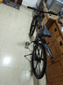 凤凰（Phoenix） 凤凰自行车可折叠山地车路虎男士成年人变速女式越野公路单车 六刀消黑/折叠双避震/全竞速轴承 26寸24速【参考：158-188cm】 实拍图
