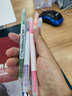 晨光（M&G）文具6色双头单色荧光笔标记学生用记号笔彩色粗划重点小学生用双头作业笔记彩色笔AHM21214 实拍图