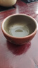 觅陶钦州坭兴陶手工线刻品茗杯喝茶杯茶具配件壶绳茶漏养壶笔壶垫茶巾 经典线刻杯（竹子和鱼） 50ml 实拍图