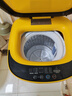 小鸭牌小黄鸭系列婴儿洗衣机烘干一体迷你高温煮洗全自动洗衣机宝宝儿童专用小型儿童带烘干 4.5KG黄【蓝光升级+10大程序】+10年保修 【全自动洗脱一体】 实拍图