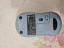 罗技（Logitech）M221 轻音鼠标 无线鼠标 办公鼠标 对称鼠标 带无线微型接收器 雾霭蓝 实拍图