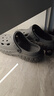 洁丽雅手术室专用洞洞鞋男士夏季外穿防滑EVA防臭沙滩凉鞋包头医用拖鞋 灰色 【C款｜5.0CM轮胎底】 44-45 【标准码】 实拍图