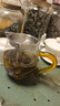 雅集茶具龙胆玻璃公道杯茶漏功夫茶具公杯分茶耐热配件倒茶器加厚 龙胆公道杯360ml（琥珀把）+不锈钢茶隔 实拍图
