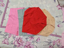 纯棉高腰三角内裤女士透气收腹大码妈妈纯色大红本命年三角短裤头 5条装灰色+杏色+瓜红+梅红+大红 2XL 【127<152斤】 实拍图