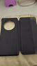 正件 适用荣耀magic3 pro手机壳保护套honor真素皮翻盖式智能视窗皮套易装全包防摔背外壳男女士 黑 实拍图