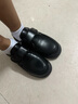 芭芭鸭儿童皮鞋男童黑色英伦风演出鞋校园软底单鞋XD-BG35823 黑色 30码 实拍图