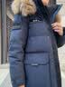 波司登反季极寒鹅绒男女连帽超长款毛领商场同款新年红羽绒服 实拍图