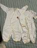 翘脚鸭 婴儿衣服新生儿连体衣秋冬季满月宝宝睡衣纯棉百天爬爬服春秋款 黄小熊2件【四季·系带款】 73cm （建议6-9个月） 实拍图