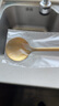 onlycook304不锈钢长柄搅拌勺 咖啡勺子调料匙冰勺甜品蜂蜜勺 金色24cm 实拍图