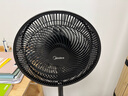 美的（Midea）【超级单品】七叶轻音立式电风扇家用柔风落地扇台式桌面小型风扇大风量节能摇头宿舍电扇 SAF30AB 实拍图