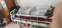 乐驰老人护理床家用单双手摇病床瘫痪病人翻身床升降老年人医用病床 套餐8：ABS单摇床+轮+床垫+护栏 实拍图