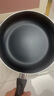 苏泊尔（SUPOR） 平底锅不粘锅煎锅平底小锅牛排锅烙饼锅多用锅家用燃煤气专用 【玻璃盖】 燃气明火专用 24cm 实拍图