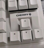 CHERRY樱桃 MX1.1机械键盘 G80-3910游戏键盘 悬浮式无钢结构 87键有线键盘 电脑键盘 白色 红轴 实拍图