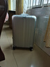 EAZZ【一体铝框】行李箱铝框拉杆箱万向轮旅行箱男女学生密码箱皮箱子 【升级一体化铝框】银色 26英寸 35%选择中长途8-15天 实拍图