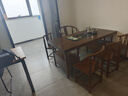 赣荣实木原木大板茶桌椅组合一桌五椅新中式简约茶几办公室家用泡茶台 抽屉款石盘大板1围椅4月牙椅 1.6米新中式四抽屉款 实拍图