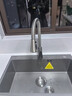 恒洁（HEGII）抽拉式厨房水龙头 304不锈钢三出水水槽冷热水龙头HMF910-412-SN 实拍图