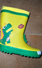 柠檬宝宝儿童雨鞋男女童防滑水鞋小孩学生高筒雨靴 乐奇喷火龙 27码 实拍图