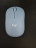 罗技（Logitech）M221 轻音鼠标 无线鼠标 办公鼠标 对称鼠标 带无线微型接收器 雾霭蓝 实拍图