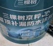 三棵树漆（SKSHU）JC屋顶防水涂料耐候升级室外防水楼顶补漏材料外墙涂料 黑色18kg 实拍图