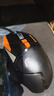 迪摩（DEARMO）F35有线鼠标无线鼠标游戏鼠标双模鼠标充电鼠标可自定义配重鼠标 橙黑 6000DPI 实拍图
