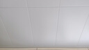 集成吊顶烤漆铝扣板300*600铝扣板厨房卫生间阳台吊顶材料自装 哑光白1.0 双面烤漆-330克 含家装超厚实配件（推荐） 实拍图