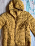 鸭鸭佟丽娅同款轻薄羽绒羽绒服女新款短款修身城市轻户外秋冬外套KXM 黄色 4XL 实拍图