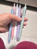真彩（TRUECOLOR）黑色速干按动中性笔0.5mm高颜值ins顺滑ST头学生用考试刷题笔签字笔小白笔热门商品5支/盒ZCW1031E 实拍图