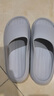 果洛菲（GUOLUOFEI）踩屎感eva拖鞋男女夏季浴室洗澡大码防滑男士凉拖鞋 黑色 44-45 实拍图