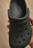 卡骆驰（CROCS）洞洞鞋贝雅男鞋女鞋轻便耐磨一脚蹬拖鞋休闲鞋|10126 黑色-001 37 /38(230mm) 实拍图