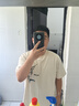 马登工装错视风白色印花T恤男美式重磅纯棉宽松短袖衣服男装夏季 汝窑白 【今日下单顺丰包邮】 2XL 实拍图