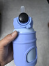 一物一造儿童保温杯智能温显大容量水杯子吸管316内底便携小学生幼儿园 蓝色【温度显示+防摔杯套+背带】 实拍图