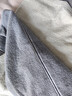 洁丽雅 毛巾成人纯棉洗脸洗澡全棉舒适柔软新疆长绒棉加厚吸水情侣面巾 灰色+深灰（70*34cm 80g） 2条 实拍图