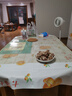 桌布新款欧式风格防水防油免洗餐桌茶几桌垫家用桌布 大桔大利桌布 137*152cm 实拍图