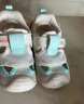 婧麒（JOYNCLEON）婴儿凉鞋宝宝学步鞋软底防滑网面单鞋透气男女宝网鞋婴儿机能鞋 兰月白Jbx178078 20 码(内长14.5cm脚长14cm) 实拍图