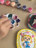 煦贝乐石膏娃娃浮雕画儿童手工diy涂色玩具立体白胚涂鸦挂件香薰礼物 实拍图