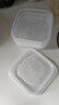 【10只装】冰箱保鲜盒食品级冷冻收纳盒微波炉饭盒便当盒学生 可冷冻收纳盒 3个装 350ml 实拍图