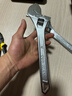 得力（deli）多功能活动扳手光柄开口万能活口扳手活络扳手激光刻度12英寸 实拍图
