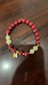恋晴四叶草银手链女转运珠本命年朱砂手串女生生日礼物送女友老婆妈妈 实拍图