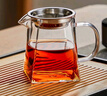 忆壶茶（YIHUTEA）玻璃公道杯带过滤网茶漏套装茶具配件茶海分茶器加厚功夫茶杯大号 公道杯350ml+茶漏 实拍图