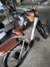 飞鸽女士锂电池助力电动自行车24寸新国标长续航代步电瓶车 SU7-24寸 SU7米白色-辐条轮/7速/NFC解锁 15Ah-约电动续航60KM 实拍图