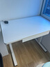 乐歌E2S电动升降桌电脑桌椅一套站立办公直播家用小户型卧室书桌 【抽屉套装】白色套装+白色抽屉 【包安装|配件另购】1.0*0.6m 【加厚】环保桌板 实拍图
