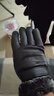 啄木鸟皮手套男冬季骑行加绒触屏开车户外摩托车防风保暖外卖棉滑雪手套 骑行款 加绒防风防泼水 实拍图