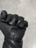 嘉夜真皮手套男士女士冬季加绒加厚保暖羊皮手套骑行开车摩托车薄款 单扣男士 实拍图