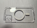 倍思 适用苹果12手机壳 iphone12保护套magsafe磁吸充电壳防滑防摔男女镜面网红潮款 全透明 实拍图