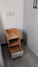 京晴家居（TSING FURNITURE）窄床头柜小型尺寸柜子迷你简约现代置物储物卧室简易夹缝床边柜 枫木色+白面单抽25CM 晒图有礼 实拍图