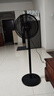美的（Midea）【超级单品】七叶轻音立式电风扇家用柔风落地扇台式桌面小型风扇大风量节能摇头宿舍电扇 SAF30AB 实拍图