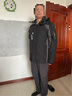 探路者（TOREAD）冲锋衣男 户外三合一抓绒可脱卸两件套防风保暖登山服防寒服外套 实拍图