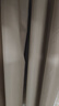 铭聚布艺（MINGJU）窗帘 全遮光窗帘成品窗帘布遮阳帘涤塔夫奶油挂钩式2.5*2.0单片 实拍图