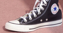 匡威（Converse）官方All Star经典帆布男女高帮休闲运动鞋黑色101010 101010/黑色 36 实拍图